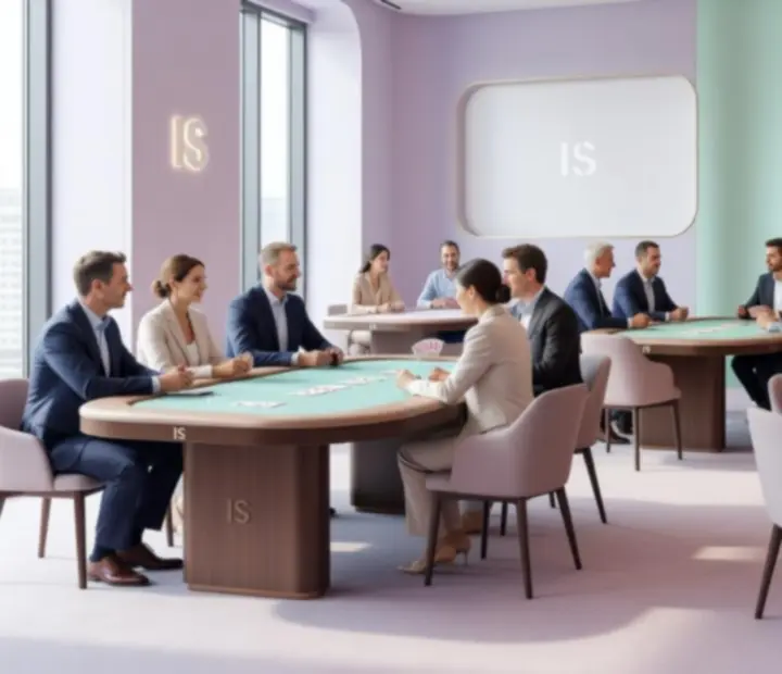 Elegancki event firmowy w stylu casino organizowany przez 