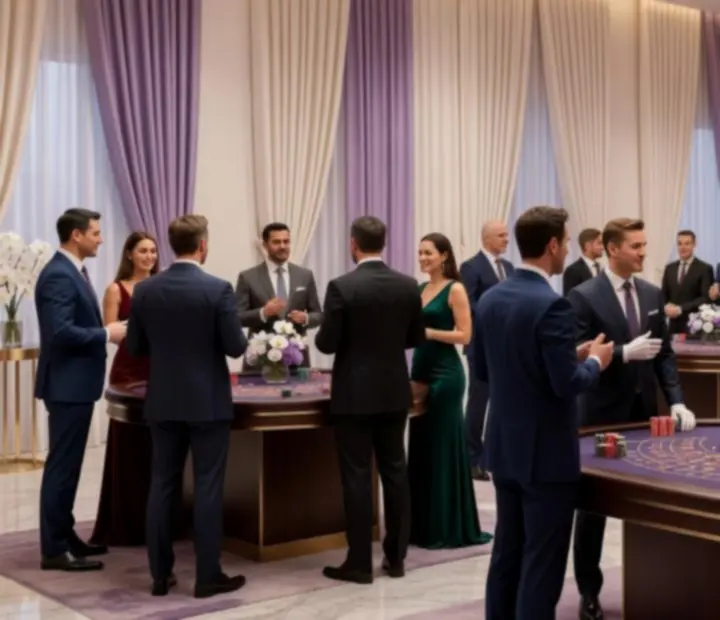 Ekskluzywna gala biznesowa w jasnych, nowoczesnych odcieniach